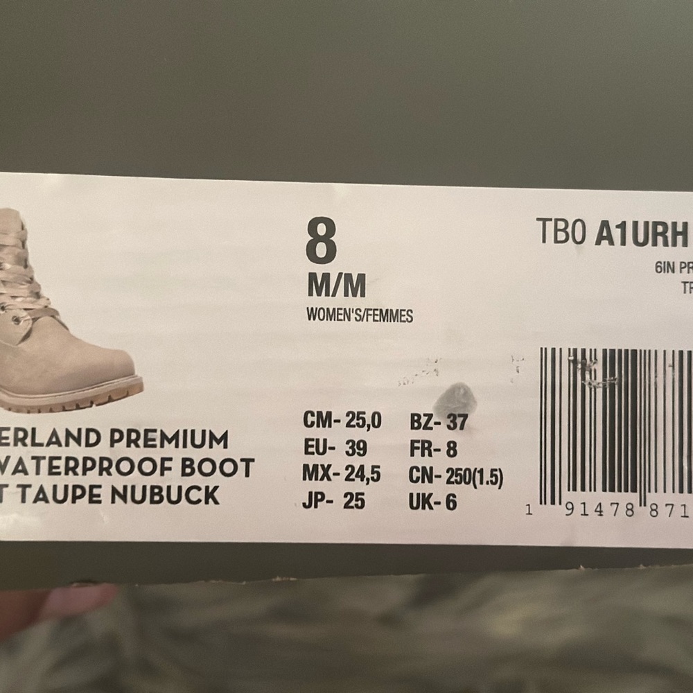 Timberland premium Taupen waterproof